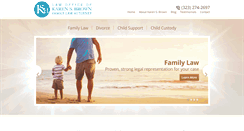 Desktop Screenshot of ksbfamlaw.com